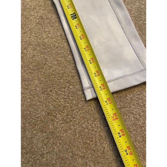 Athleta Ultimate Stash Pocket Printed Capri Leggings White/Gray Print Size Small - Picture 9 of 14